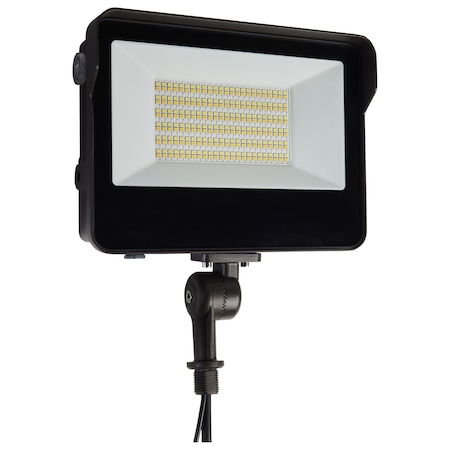 Nuvo LED Floodlight / BP Photocell - CCT Select 3/4/5K Watt Adjust 45/60/80W - Color/PowerQuick Bronze 65/542